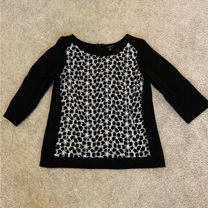 Ann Taylor Embroidered Top